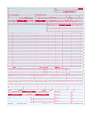 Adams UB-04 Continuous Hospital Insurance Claim Form, 1 Part, Laser, 8.5 x 11 Inches, 2500 Sets per Carton, White (59870R)