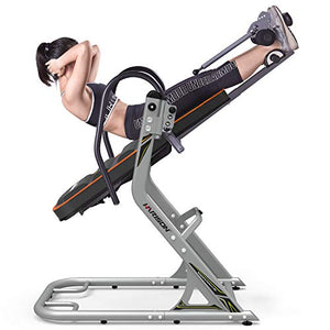 HARISON Inversion Table for Back Pain Relief with 3D Memory Foam, Back Stretcher Machine for Pain Therapy Training