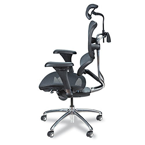 Balt Butterfly Ergonomic Executive Office Chair, Blach Mesh High Back, 48-51"H x 28"W x 24"D (34729)