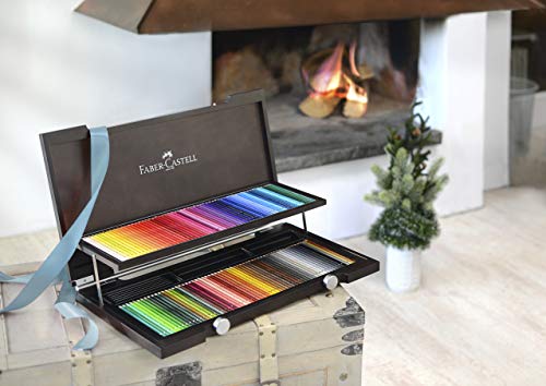 Faber-Castell 120 Albrecht Dürer Artists' Watercolour Pencils in Wenge - Stained Wooden Case