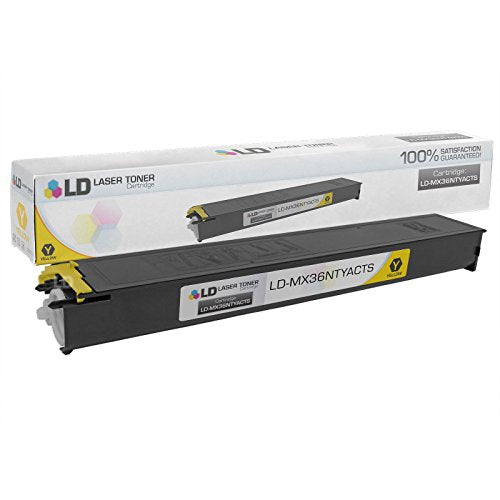 LD Compatible Toner Cartridge Replacement for Sharp MX-36NT (2 Black, 2 Cyan, 2 Magenta, 2 Yellow, 8-Pack)