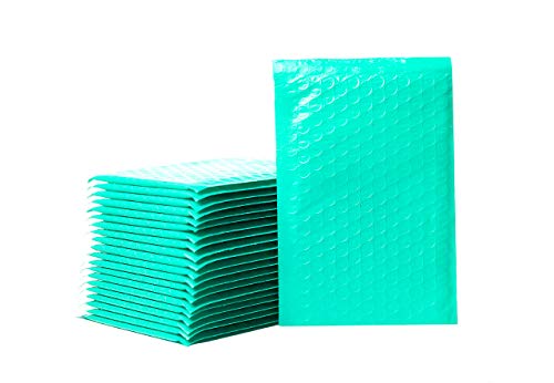 Empire Mailers #000 4 x 8-inch Teal Green Padded Envelopes, Self Seal Mailers, Bubble-Lined Shipping Envelopes, Mail-Approved Poly Bubble Mailers, Self-Sealed Mailing Packages, Pack of 3000