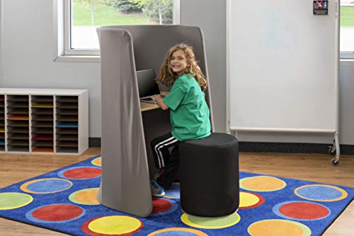 Safco Roam Personal Workstation, Dark Gray