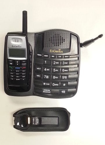 EnGenius FreeStyl1 Extreme Range Scaleable Cordless Phone System with 1 Handset, 2-Way Intercom