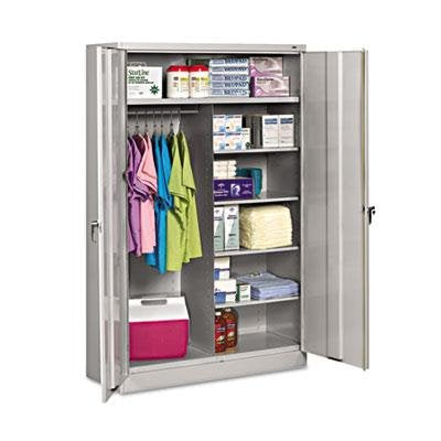 TNNJ2478SUCLGY - Tennsco Jumbo Combination Steel Storage Cabinet