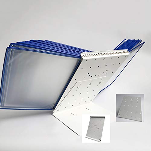 Deluxe Catalog Display Rack, Copyholder, Desktop/Wall Mounted Reference System, Yellow, 13x9x9.4IN