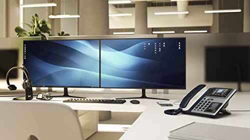 Plantronics Poly Edge E450 IP Desk Phone - Wi-Fi Enabled, 8-line Keys, Bluetooth Integration