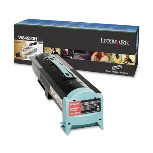 Lexmark W84020H W840 W840n W840dn Toner Cartridge (Black) in Retail Packaging