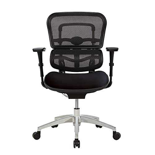 Realspace WorkPro® 12000 Series Ergonomic Mid-Back Chair, Black, BIFMA Compliant