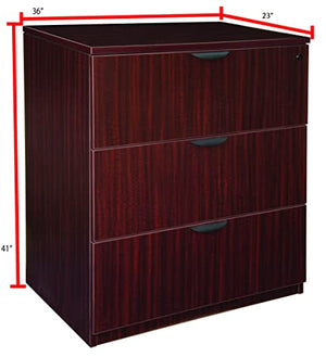 Regency Seating Legacy Stand Up Lateral File, Mahogany