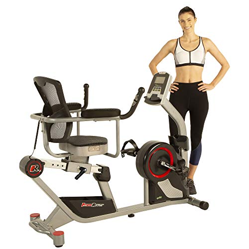 Fitness Reality X-Class 450SL Bluetooth Smart Technology Magnetic Recumbent Exercise Bike with 24 Workout Programs and Free App