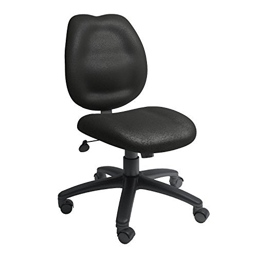 Boss Office Products Any Task Mid-Back Task Chair with No Arms in Black