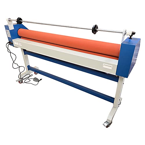 INTSUPERMAI Electric Manual Cold Laminator Machine 63inch 1600mm with Holder Rod