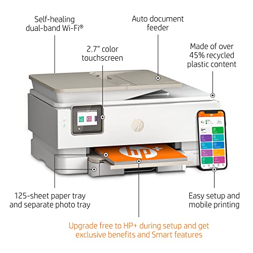 HP Envy Inspire 7955e Wireless Color All-in-One Printer with Bonus 6 Months Instant Ink with HP+ (1W2Y8A)