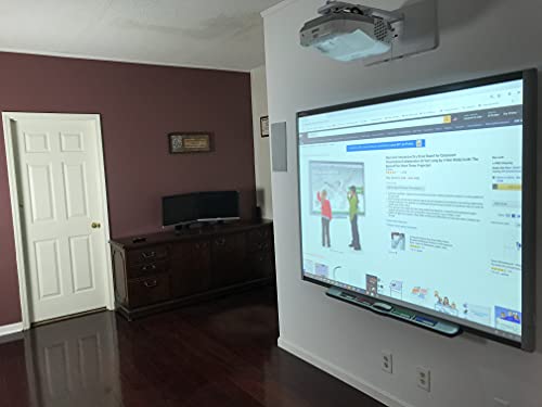 Smart Interactive Whiteboard Bundle with Short Throw Projector - 90 Days Warranty