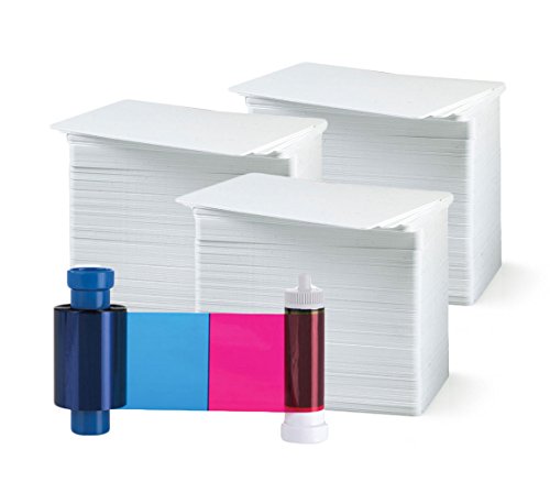 Magicard Enduro 3e Single Sided ID Card Printer & Complete Supplies Package with Bodno ID Software
