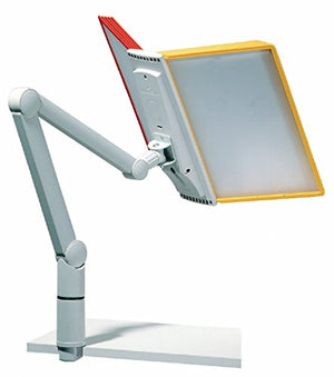 DURABLE Flex Arm Clamp Reference System, 10 Double-Sided Panels, Letter-Size, Assorted Colors, Sherpa Design (556900)