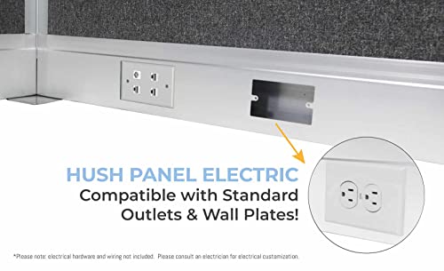 VERSARE Pre-Configured Hush Panel Electric Cubicle