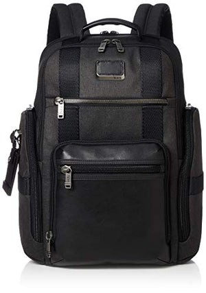 TUMI - Alpha Bravo Sheppard Deluxe Brief Pack Laptop Backpack - 15 Inch Computer Bag for Men and Women - Graphite