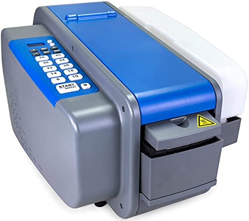 IDL Packaging GTM-825A Electronic Kraft Tape Dispenser for Gummed Tapes up to 3” Width – Automatic One-Touch Moistening & Dispensing Machine – Water-Activated Tape Dispenser