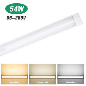 Facaimo LED Tube Light Fixture 45.3inch 40W 4000LM 3000K/4500K/6500K 4ft Ceiling Light