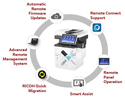 Ricoh 418488 Smart IM 430Fb Laser All-in-One Monochrome Printer, Network and WiFi, Mobile Printing