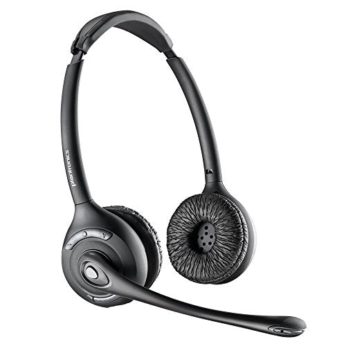 Avaya Compatible Plantronics CS520 VoIP Wireless Headset Bundle with Electronic Remote Answer/End and Ring Alert (EHS) for Avaya Phones: 16xx, 96xx IP Phones