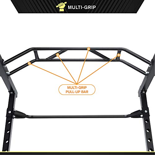 Circuit Fitness Walk-in Power Cage with Multi-Position Grip Bar AMZ-600CG
