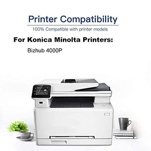 3-Pack (Black) Compatible TNP35 TNP-35 (A63W01F) Printer Toner Cartridge (High Capacity) fit for Konica Minolta Bizhub 4000P Printer