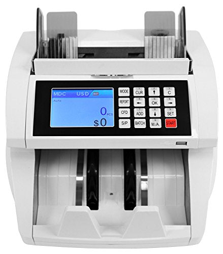 High Roller Mixed Denomination Currency Counter and Counterfeit Detector