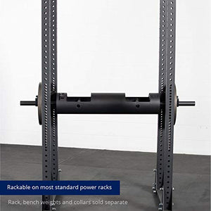 Titan Fitness 8 inch Rackable Strongman Log Bar Powerlifting Log Press Home Weightlifting