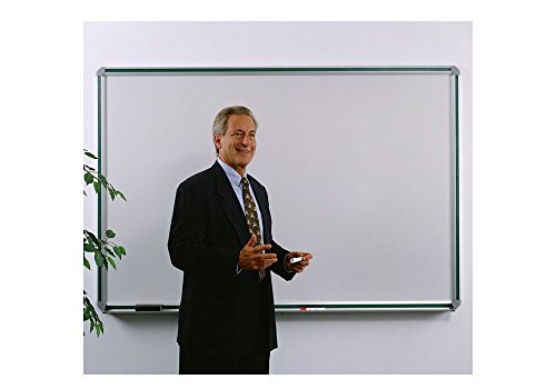Magnetic Porcelain Markerboard with Inserts - 72" x 48" Dimensions: 72"W x 1"D x 48"H Weight: 82 lbs Aluminum Frame/Gray Insert