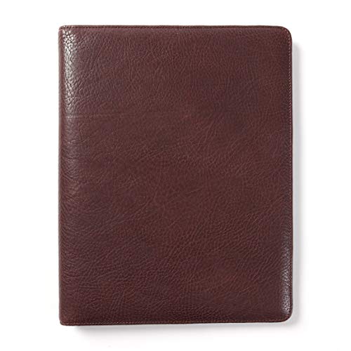 Leatherology Espresso Standard Padfolio with Pen Loop