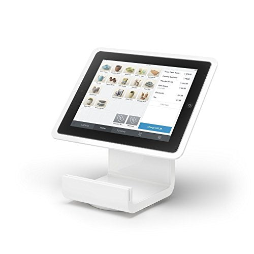 SQUARE POS REGISTER HARDWARE KIT- Stand for iPad 6 2018, 5 2017, iPad Pro 9.7", iPad Air 2 and iPad Air - A-SKU-0274, USB Direct Thermal Printer and Epsilont Cash Drawer (Black)