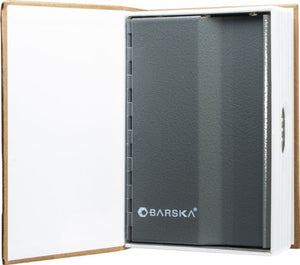 BARSKA CB11990 Combination Lock Brown Dictionary Diversion Book Safe Lock Box, Orange