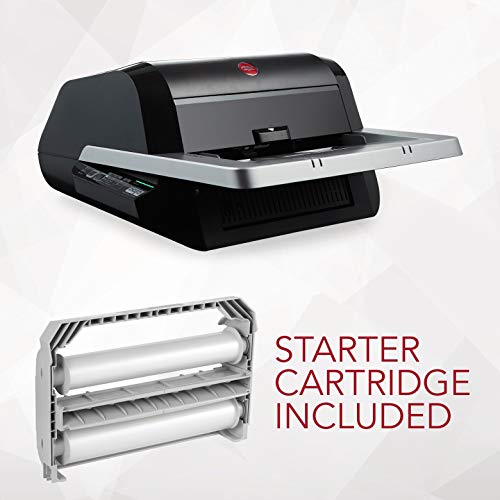 GBC Foton 30 Automated Pouch-Free Laminator with Starter Film-Cartridge - Black, 9.6" x 22.7" x 18.8
