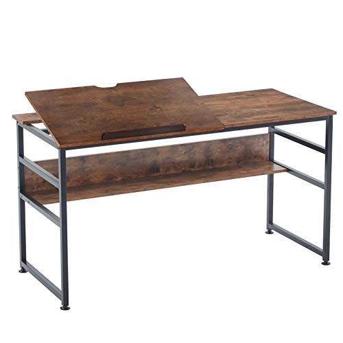 L-sister Perfect embellishment Painting And Study When Required, Can Be Exploited In The Office, Advanced Art Craft Table, Adjustable And Tiltable Study Table, Multifunctional Drawing Table Easy to as