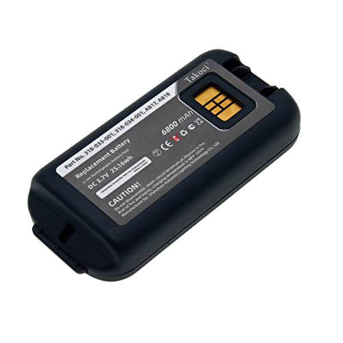 Youejoeq 10pcs Replacement Battery for Honeywell Intermec CK75 CK71 CK70 CK3B CK3 CK3X CK3XR CK65 EDK60K EDK61K, 6800mAh