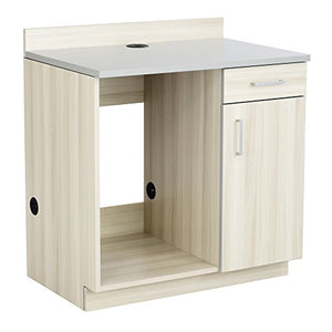 Safco Products 1705VS Modular Hospitality Breakroom Base Cabinet, Appliance, Vanilla Stix Base/Gray Top