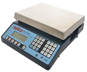 Setra Systems 404124 Super Count Hi Resolution Counting Scale, 27 lb./12,500 g Capacity