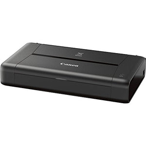 Canon PIXMA iP110 Wireless Mobile Inkjet Printer w/with Airprint(TM) and Cloud Compatible and Accessory Bundle with 3-Outlet + USB Cable + Fibertique Cloth