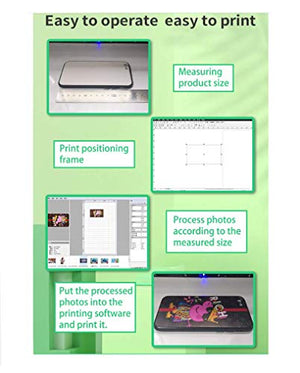 UV Flatbed Printer with 3D Textured Raised Embossed for Glass/Plastic/Leather/PVC/Metal/Phone case