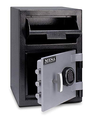 Mesa Safe Company Model MFL2014E Depository Safe with Electronic Lock, Two Tone Gray