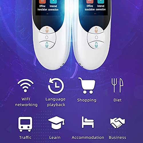 Language Translator Device Classic Offline Photo 102 Languages Smart Translate (Color: D)
