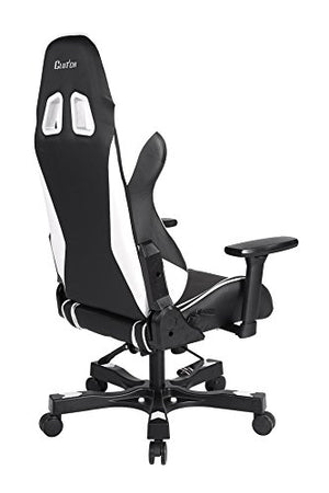 Clutch Chairz Crank Series Charlie World's Best Ergonomic Gaming Chair (Black/White)