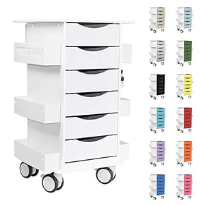 TrippNT Core 6D Cart with White Drawers