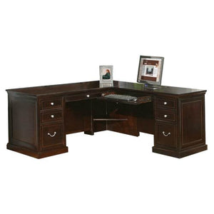 Martin Furniture FL684R; FL684R-R L-Shaped Desk, 68"