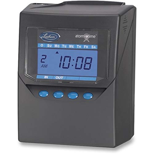 Lathem Time 7500E Totalizing Time Recorder, Gray, Electronic, Automatic