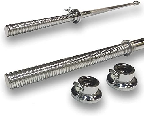 HXFENA Barbell Weight Bar, 47In Straight Weight Lifting Barbell Bar, Home Fitness Strength Training Equipment,120Cm