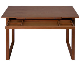 Offex Ponderosa Wood Topped Table/Sonoma Brown
